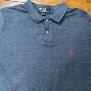 Polo By Ralph Lauren Polo Shirt Men's Size XL Gray Red Horse